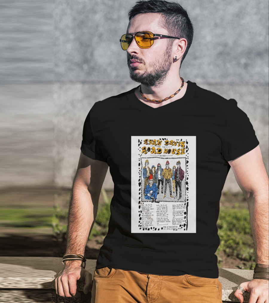 Ryan Davis Road House Band 2026 US Shows Tour Dates T-Shirt