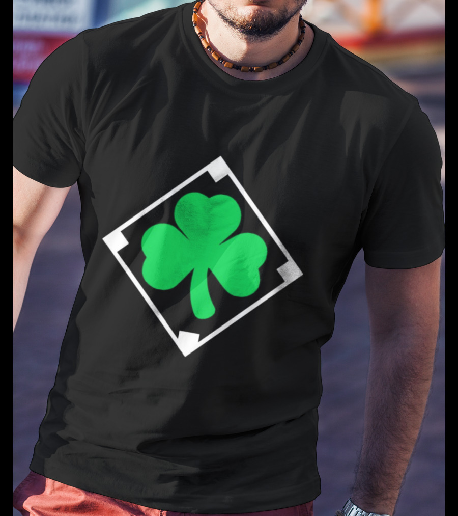Shamrock Diamond Irish Licensed Clover T-Shirt