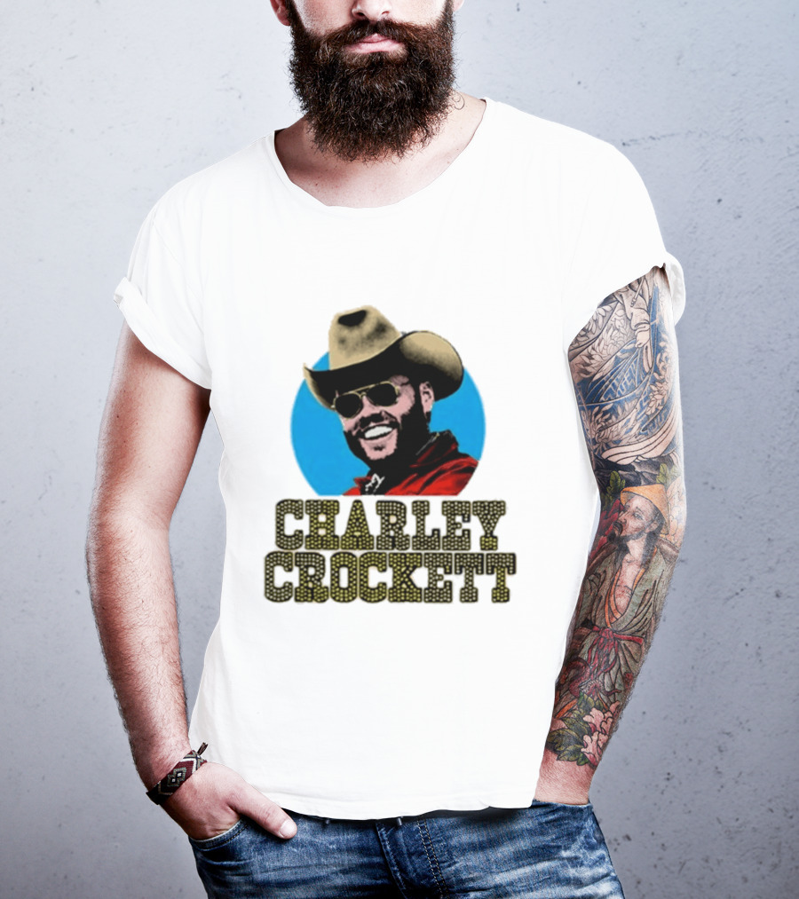Charley Crockett Cowboy Hat Sunglasses Western T-Shirt
