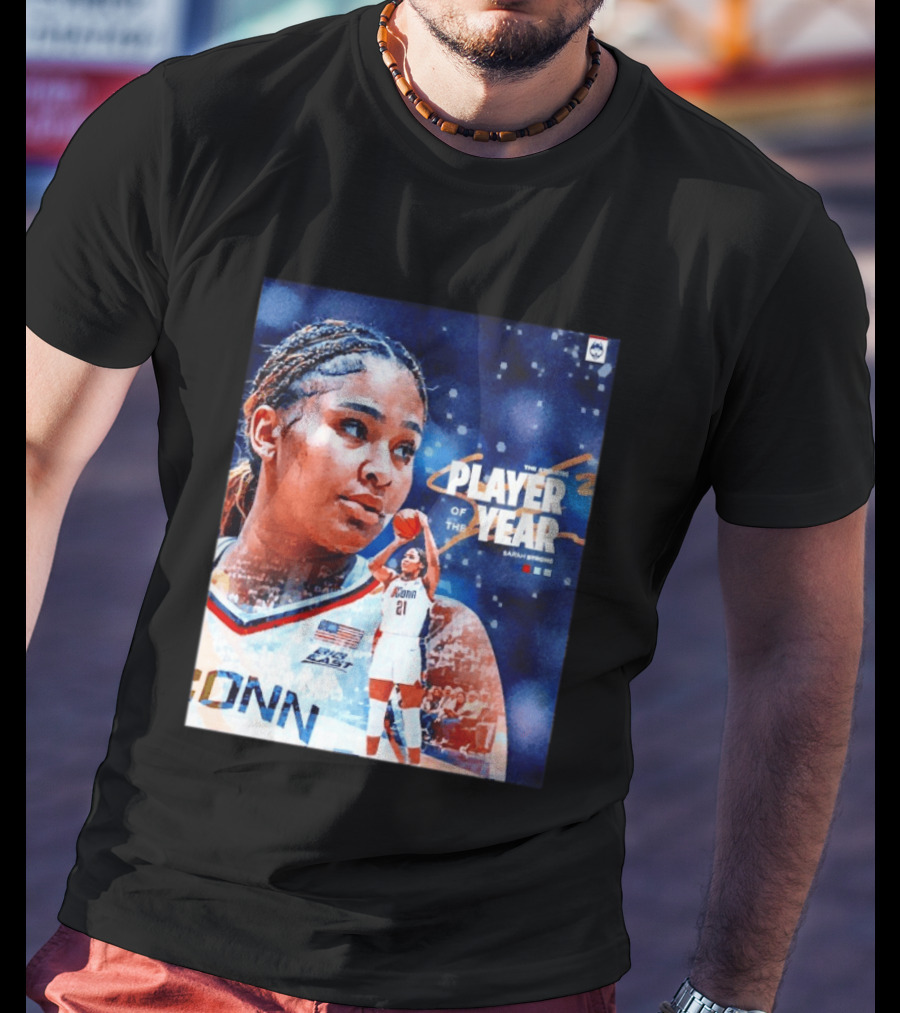 UConn Huskies The Athletic Player Of The Year Sarah Strong T-Shirt