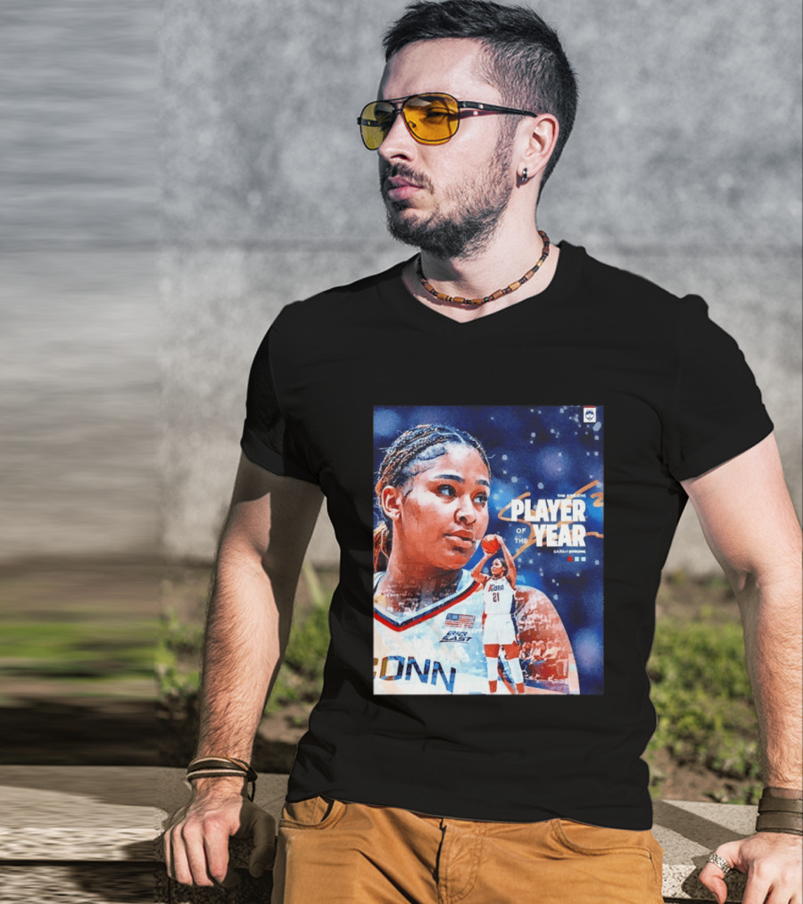 UConn Huskies The Athletic Player Of The Year Sarah Strong T-Shirt
