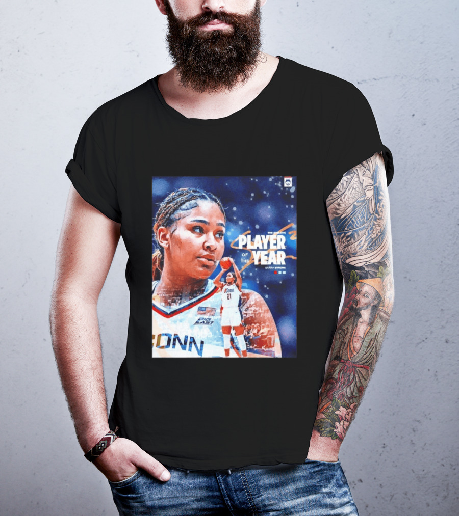 UConn Huskies The Athletic Player Of The Year Sarah Strong T-Shirt