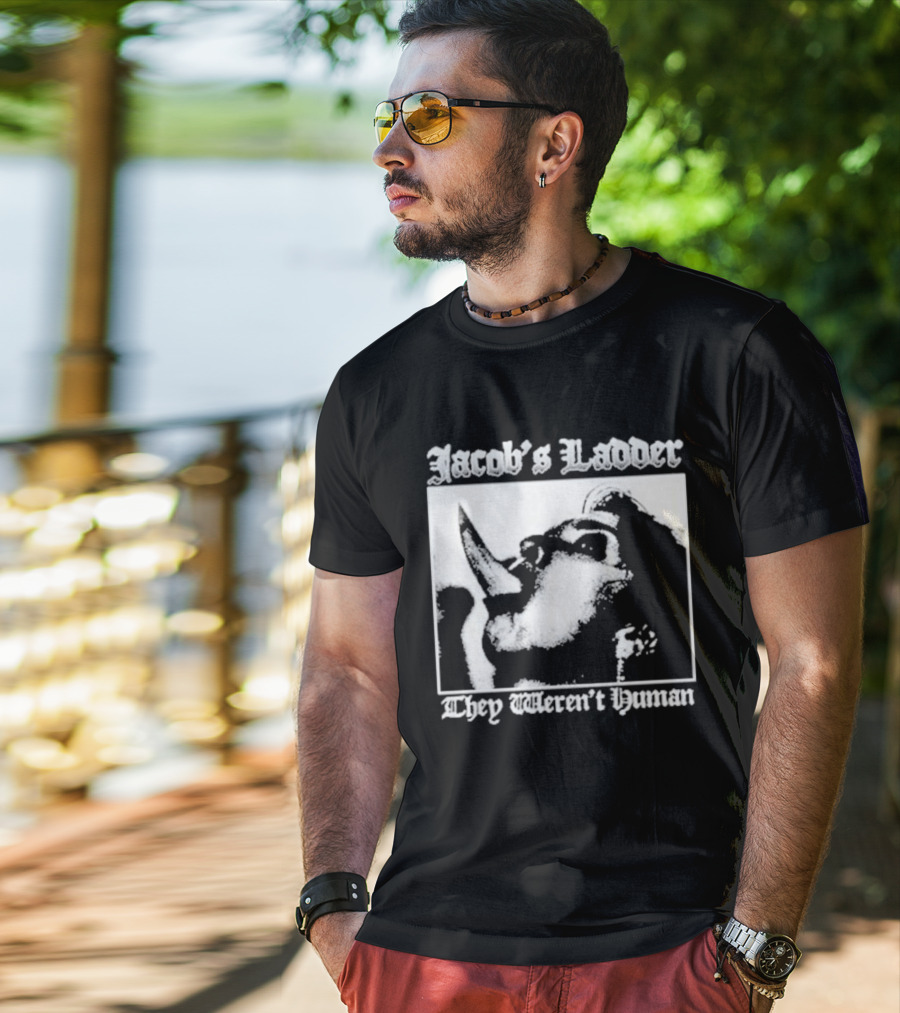 Jacob's Ladder 1990 Cult They Weren't Human Face Montage T-Shirt