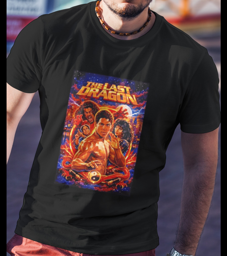 The Last Dragon 1985 Classic Martial Arts Movie Featuring Iconic Characters And Action T-Shirt