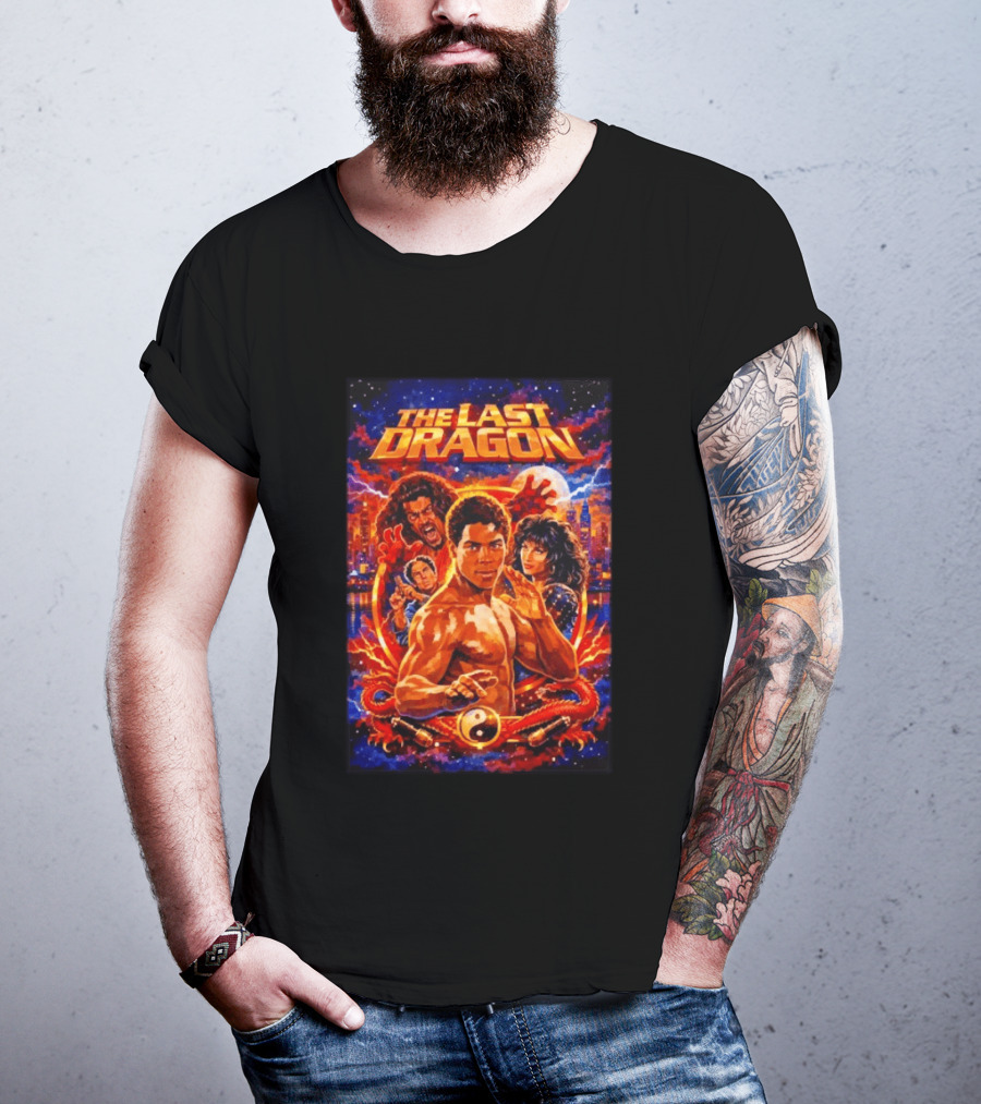 The Last Dragon 1985 Classic Martial Arts Movie Featuring Iconic Characters And Action T-Shirt