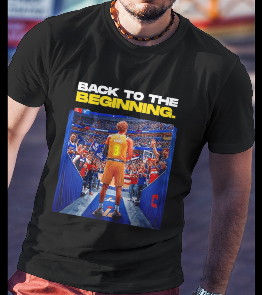 Back To The Beginning Trae Young Washington Wizards Fan Celebration T-Shirt