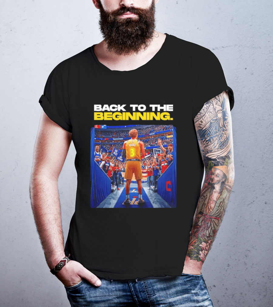 Back To The Beginning Trae Young Washington Wizards Fan Celebration T-Shirt