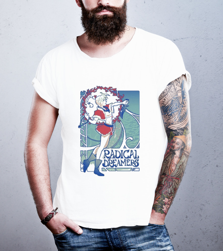 Radical Dreamers Frost Fatales 2026 Anime Girl Art Nouveau T-Shirt