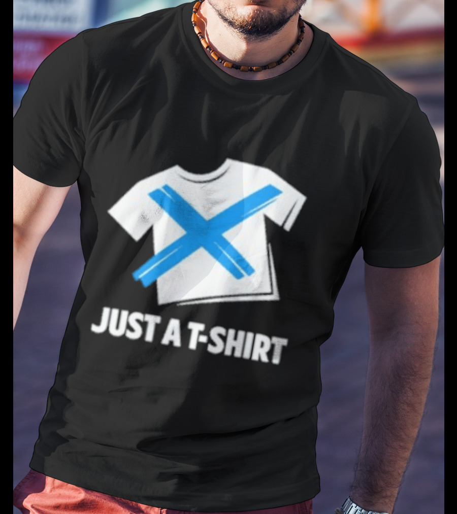 Just A Blue X T-Shirt