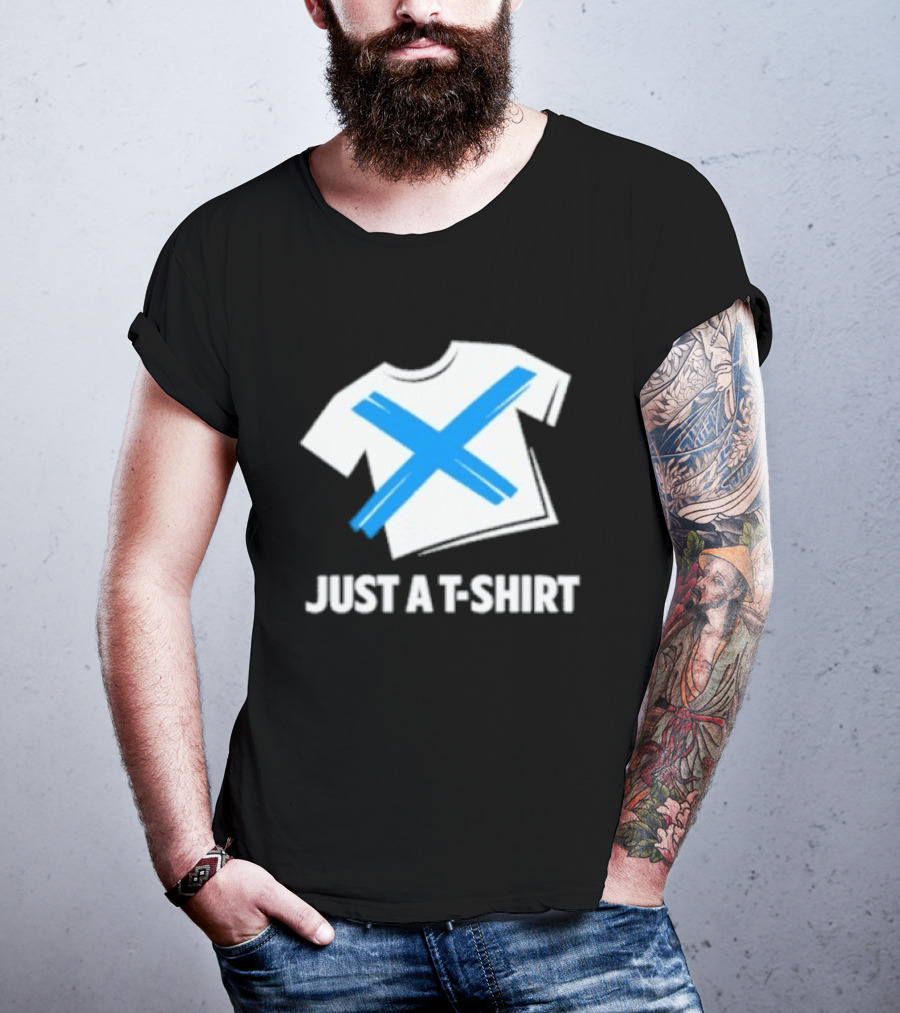 Just A Blue X T-Shirt