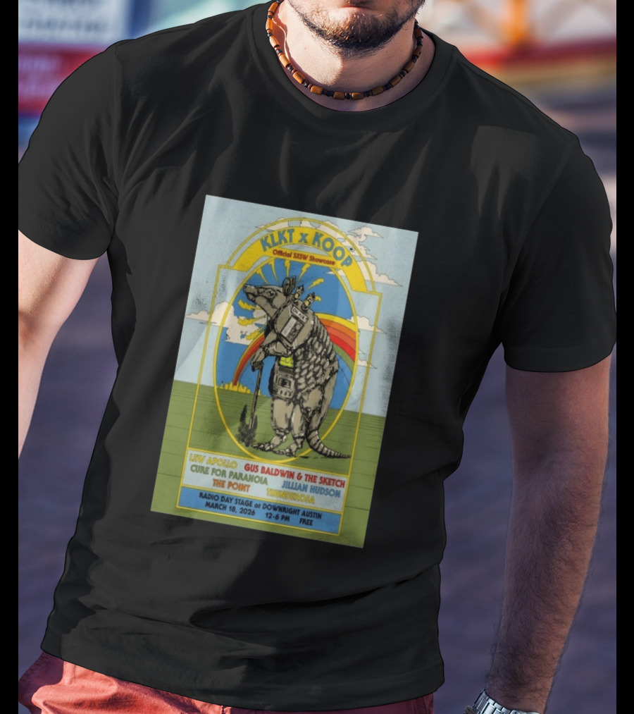 Klkt X Koop Downright Austin Hotel In Austin Tx Mar 18 2026 T-Shirt