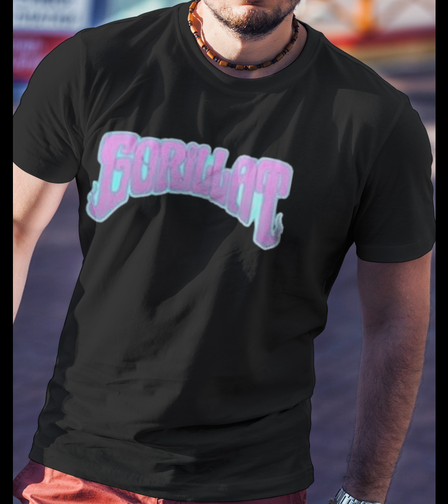 Kt8 Gorillat Pink And Blue T-Shirt