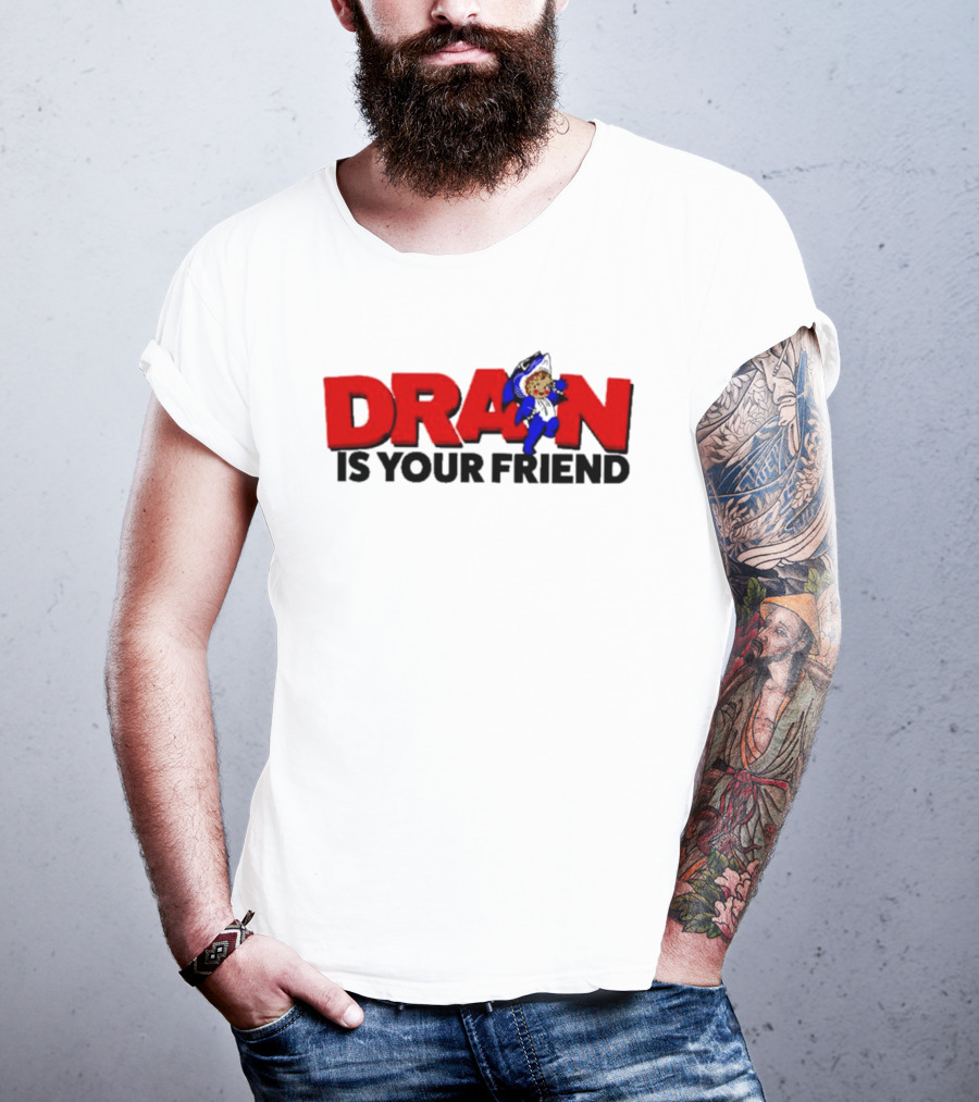DRAN Is Your Friend Retro Cartoon Style Fun Nostalgia T-Shirt