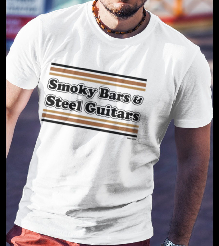 Smoky Bars & Steel Guitars Vintage Ringer T-Shirt