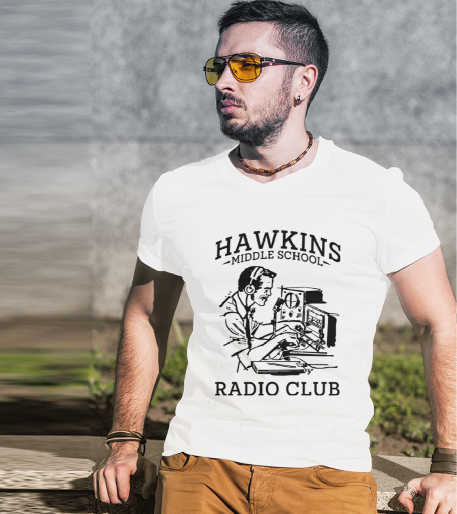 Hawkins Middle School Radio Club Stranger Things T-Shirt