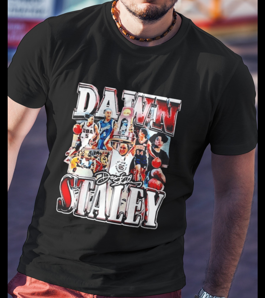 Dawn Staley South Carolina Gamecocks Basketball Collage USA Olympic Champion T-Shirt
