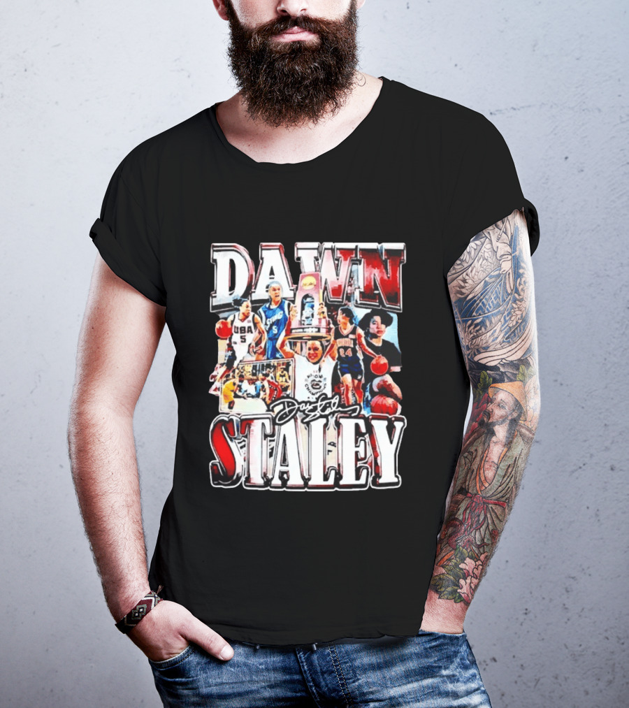 Dawn Staley South Carolina Gamecocks Basketball Collage USA Olympic Champion T-Shirt