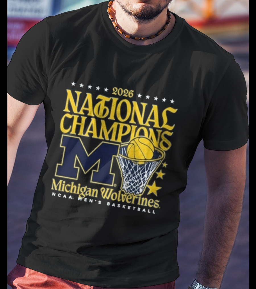 2026 National Champions Michigan Wolverines MBB Women's Basketball T-Shirt