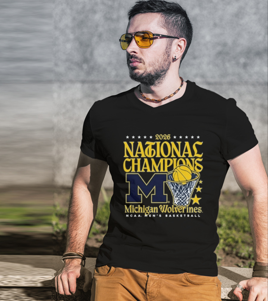 2026 National Champions Michigan Wolverines MBB Women's Basketball T-Shirt