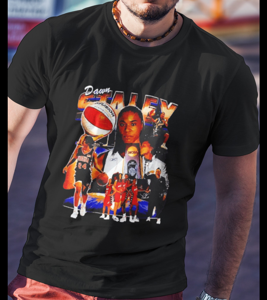 Dawn Staley South Carolina Gamecocks NCAA Basketball Collage T-Shirt