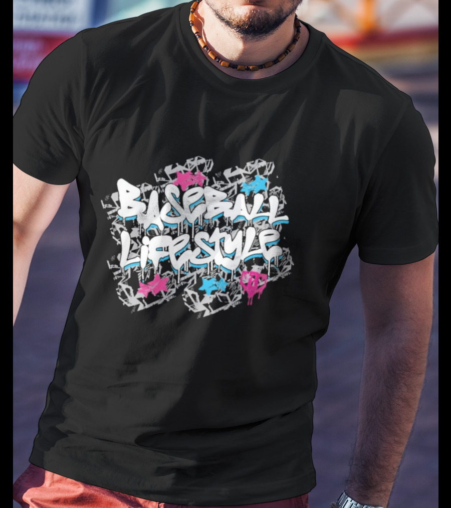 Baseball Lifestyle 101 Youth Tag Graffiti T-Shirt