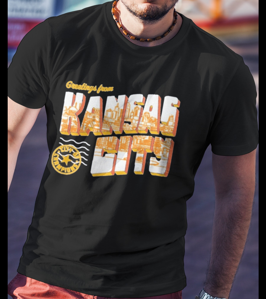 Greetings From Kansas City City Of Champions T-Shirt