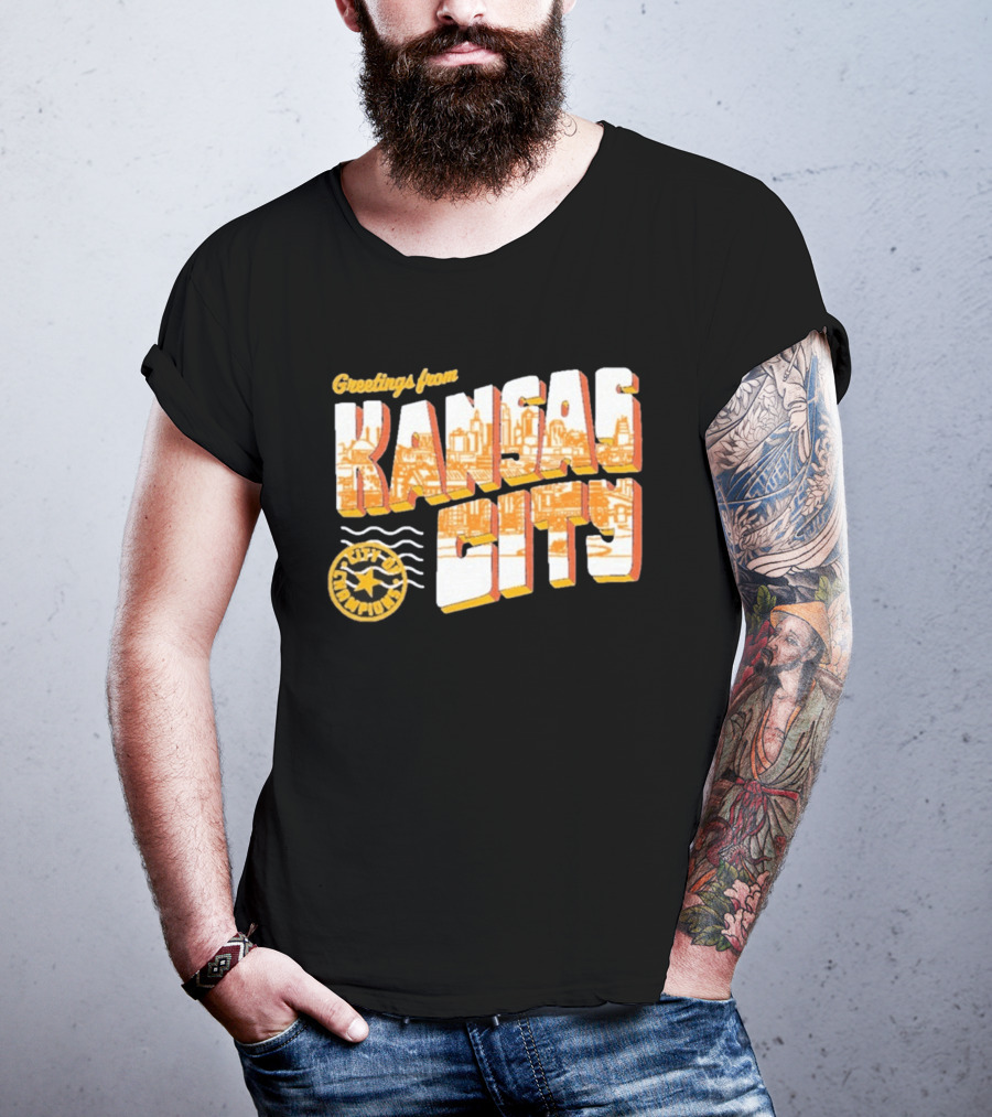 Greetings From Kansas City City Of Champions T-Shirt