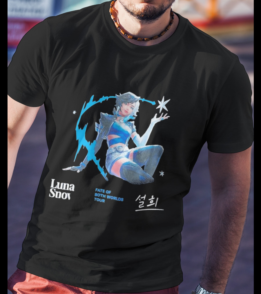 Luna Snow Fate Of Both Worlds Tour Marvel Rivals T-Shirt