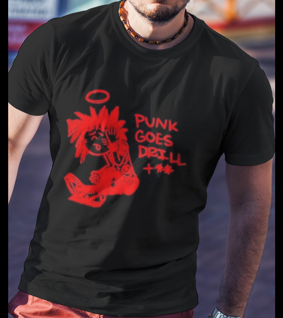 Punk Goes Drill Rocnation Anniversary Halo Cartoon T-Shirt
