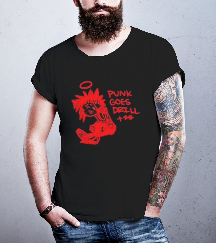 Punk Goes Drill Rocnation Anniversary Halo Cartoon T-Shirt