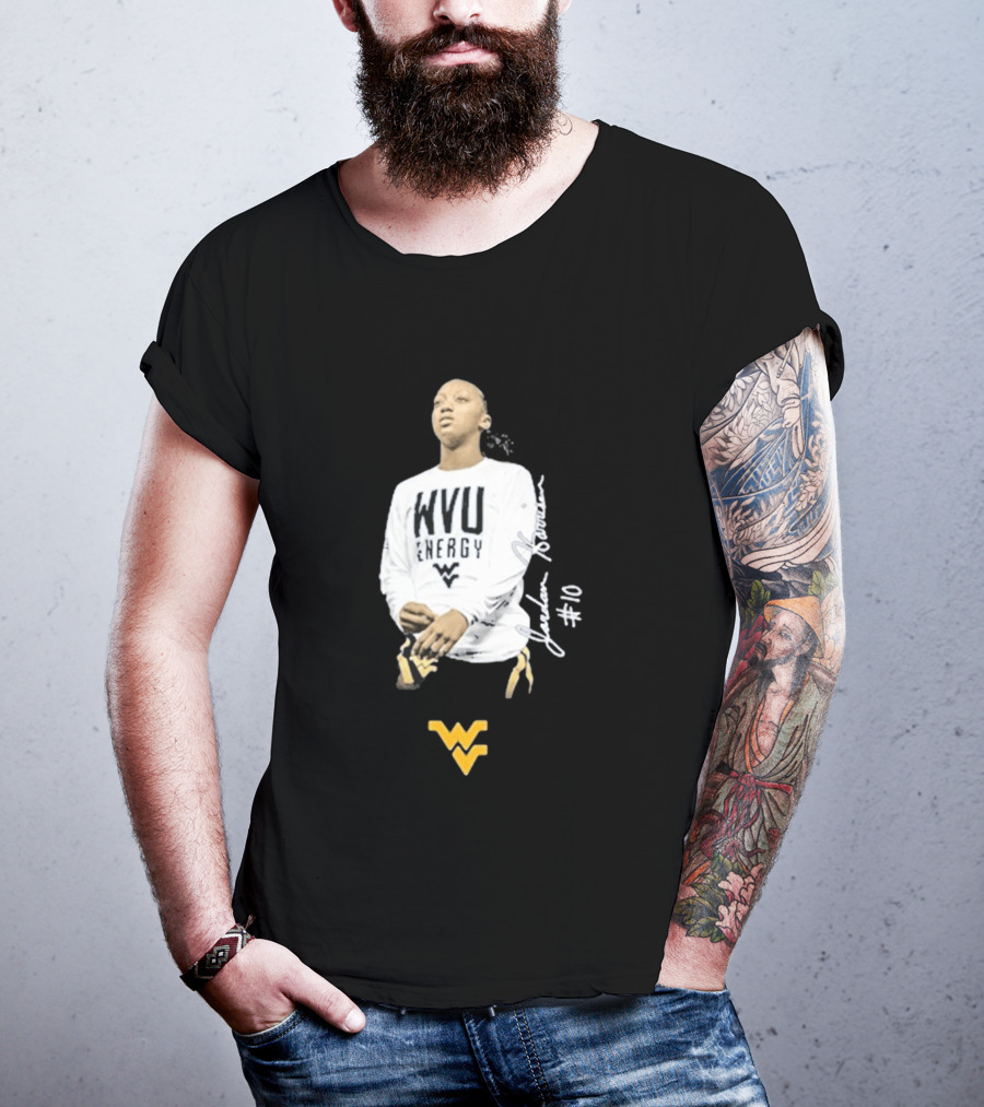 WVU Energy Jordan Harrison #10 West Virginia T-Shirt
