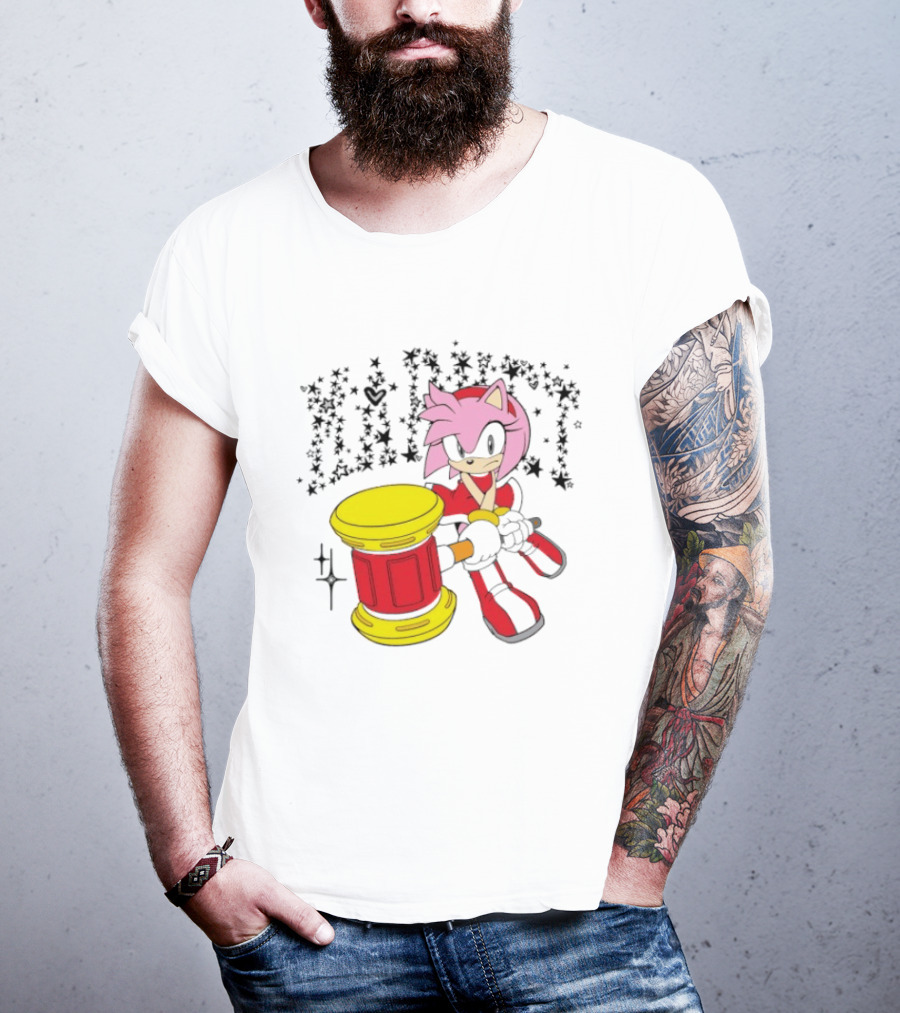 TiaCorine X Hedgehog Amy Rose Collaboration T-Shirt
