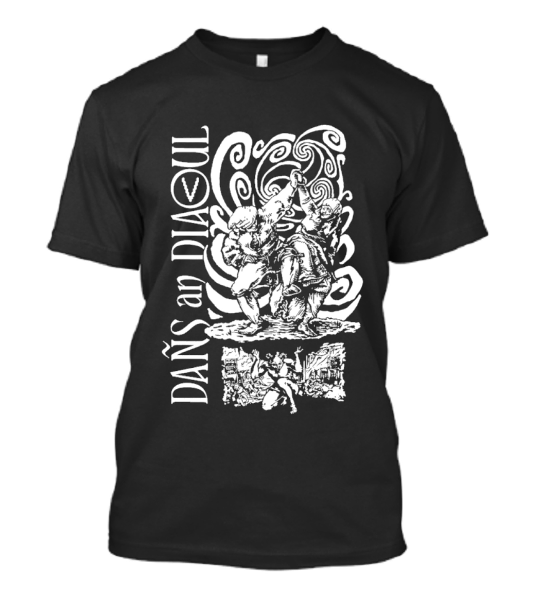 Dans An Diaoul 2026 Spiraling Figures Celtic Dance T-Shirt