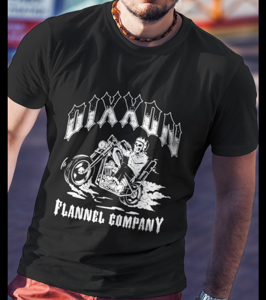 Dixxon Flannel Company Midnight Drifter Motorcycle Rider T-Shirt