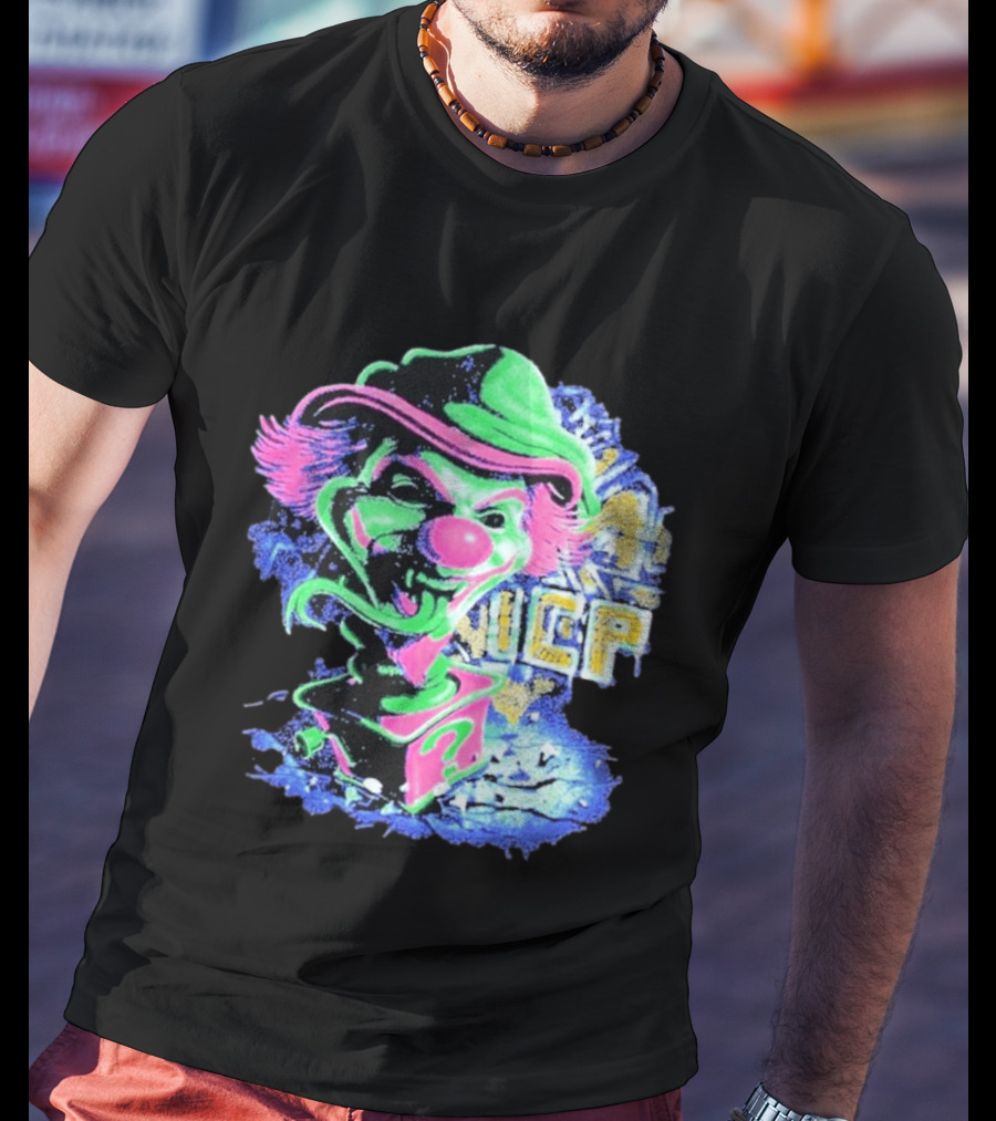 Insane Clown Posse ICP Jack In The Riddle Box Psychedelic Clown T-Shirt