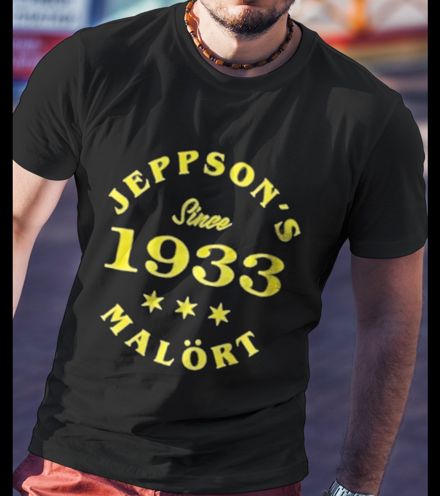 Jeppson's Malort 1933 Vintage Style Three Stars T-Shirt