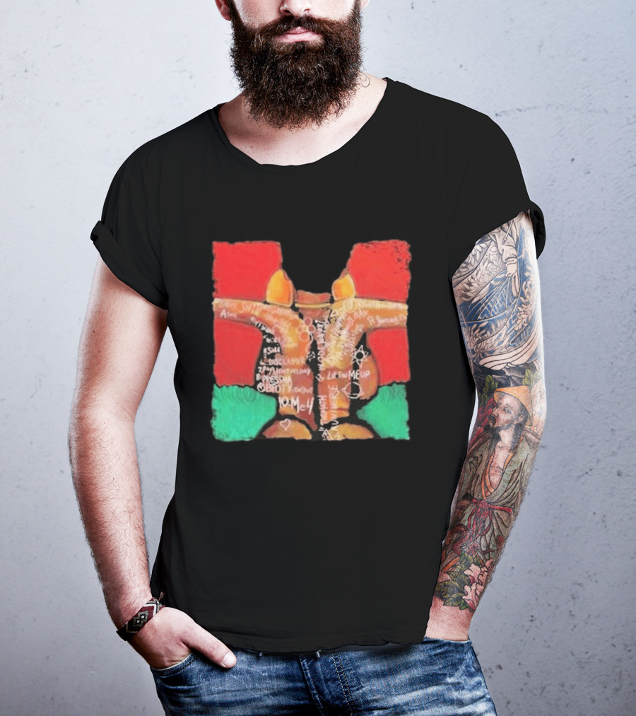 Jill Scott Golden Back Cover Art Twtmc Album T-Shirt