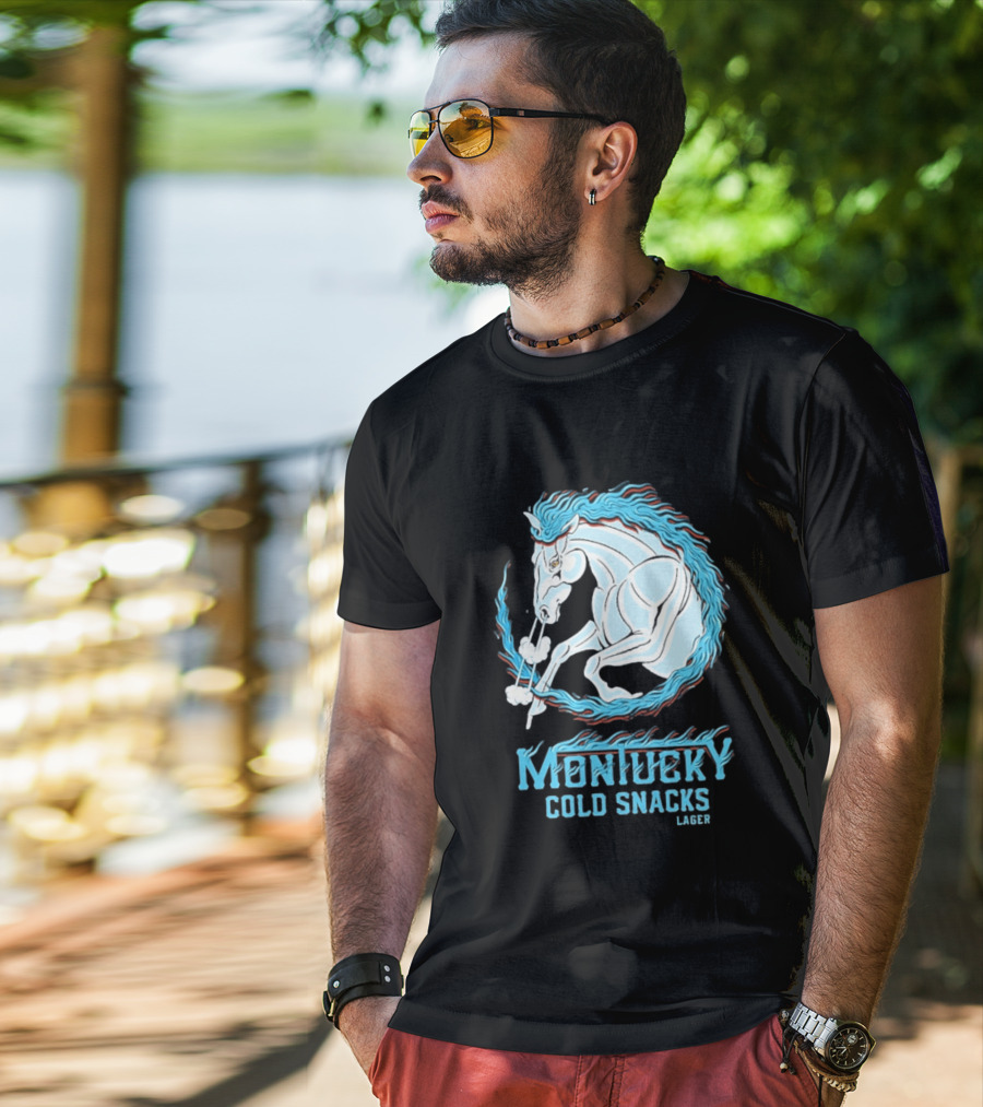 Montucky Cold Snacks Lager Year Of The Horse T-Shirt