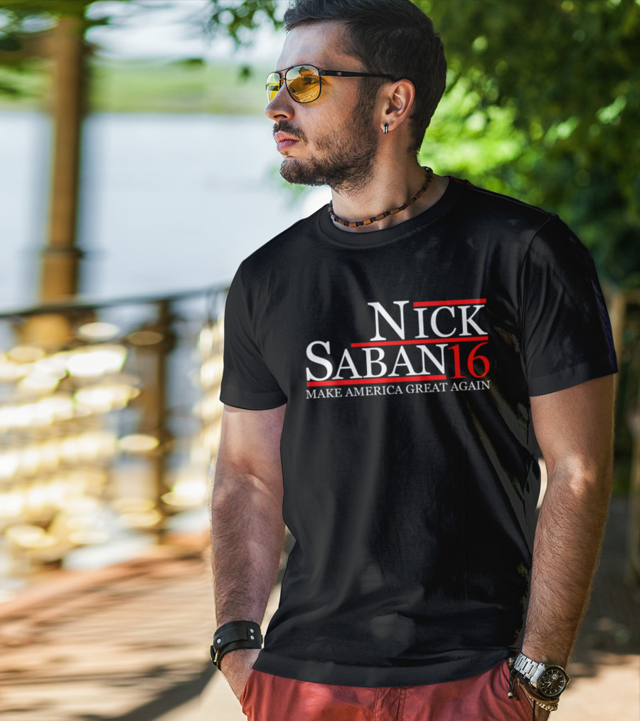 Nick Saban 16 Make America Great Again T-Shirt