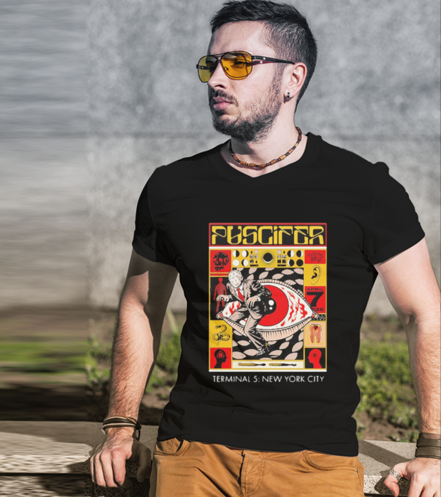 Puscifer The Normal Isn't Tour 2026 Terminal 5 New York City April 7 2026 Surreal T-Shirt