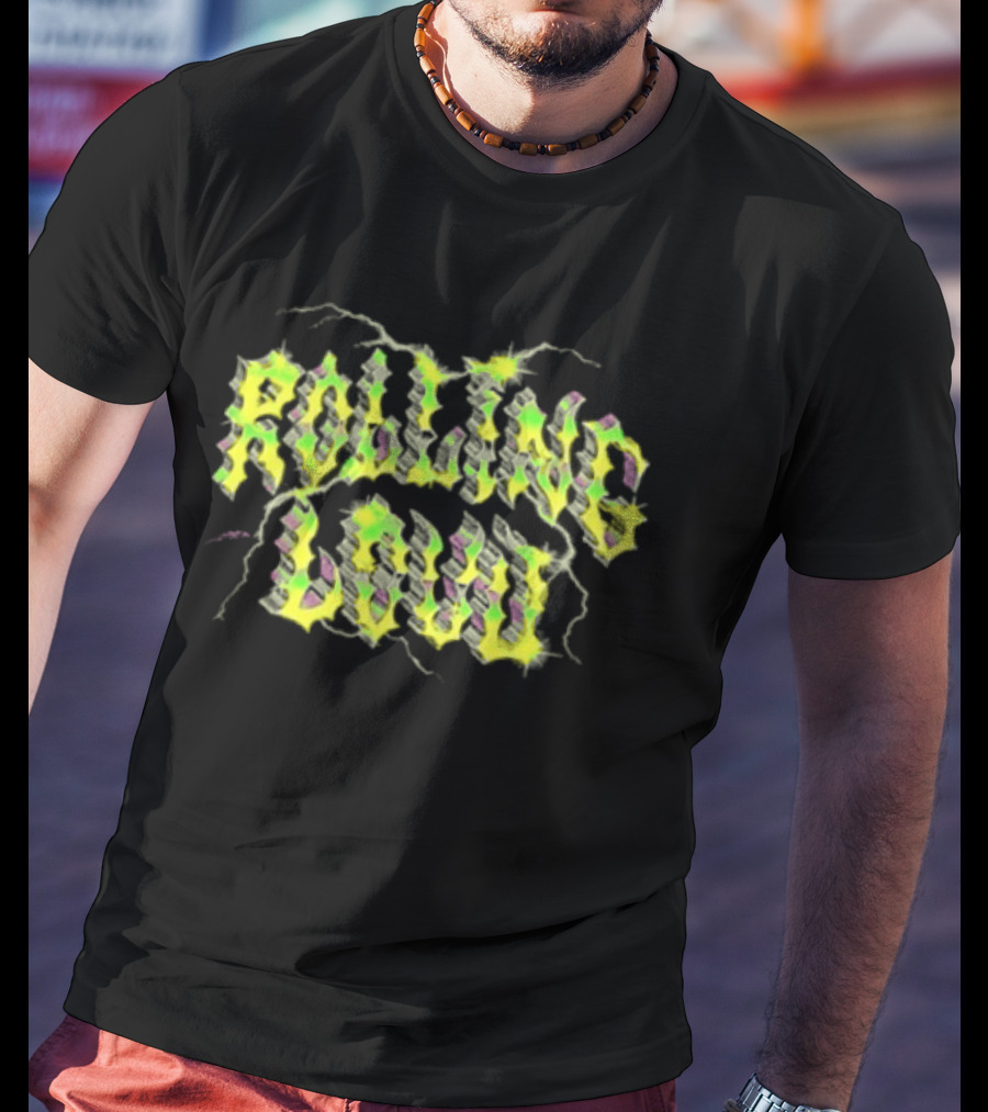 Rolling Loud 2026 Exclusive Lineup Lightning Neon T-Shirt