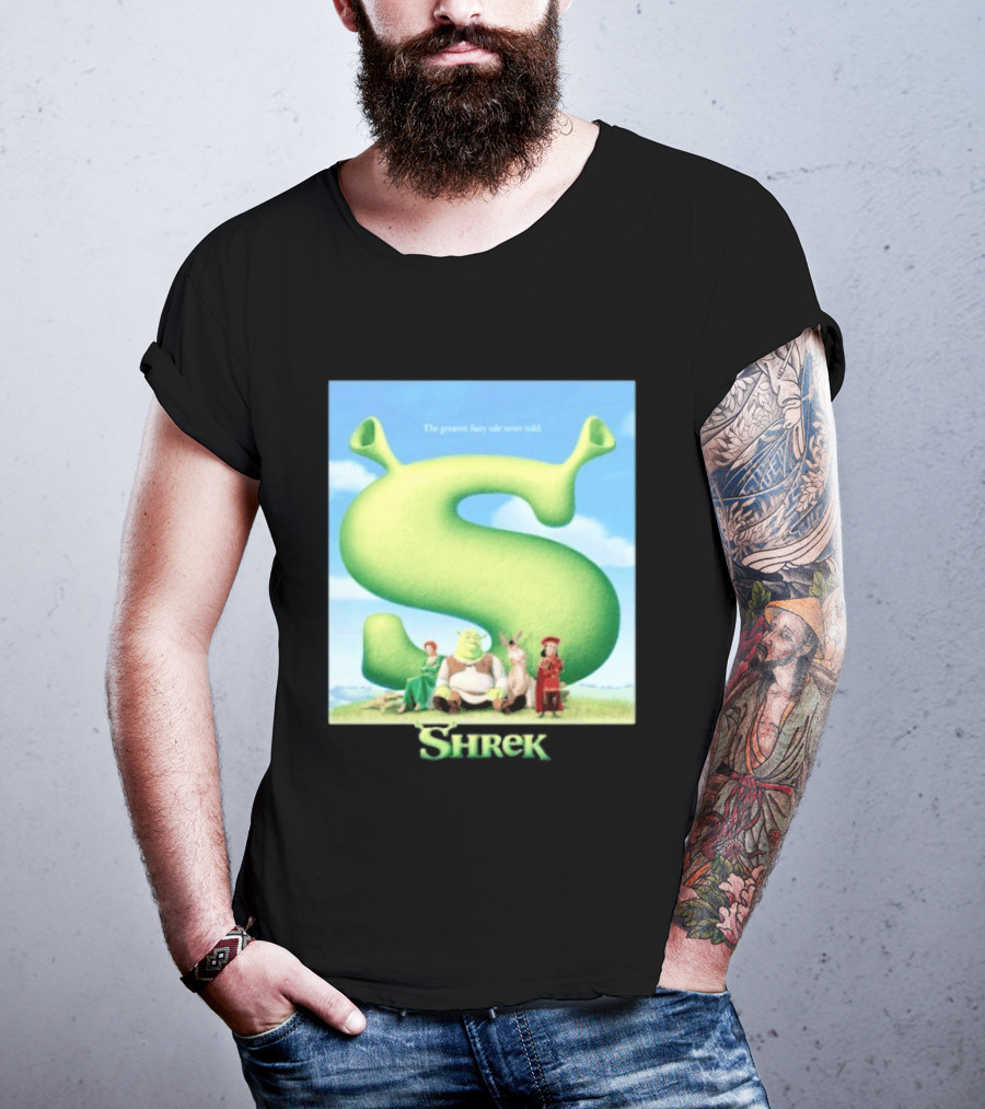 Shrek The Greatest Fairy Tale Never Told Movie Characters T-Shirt