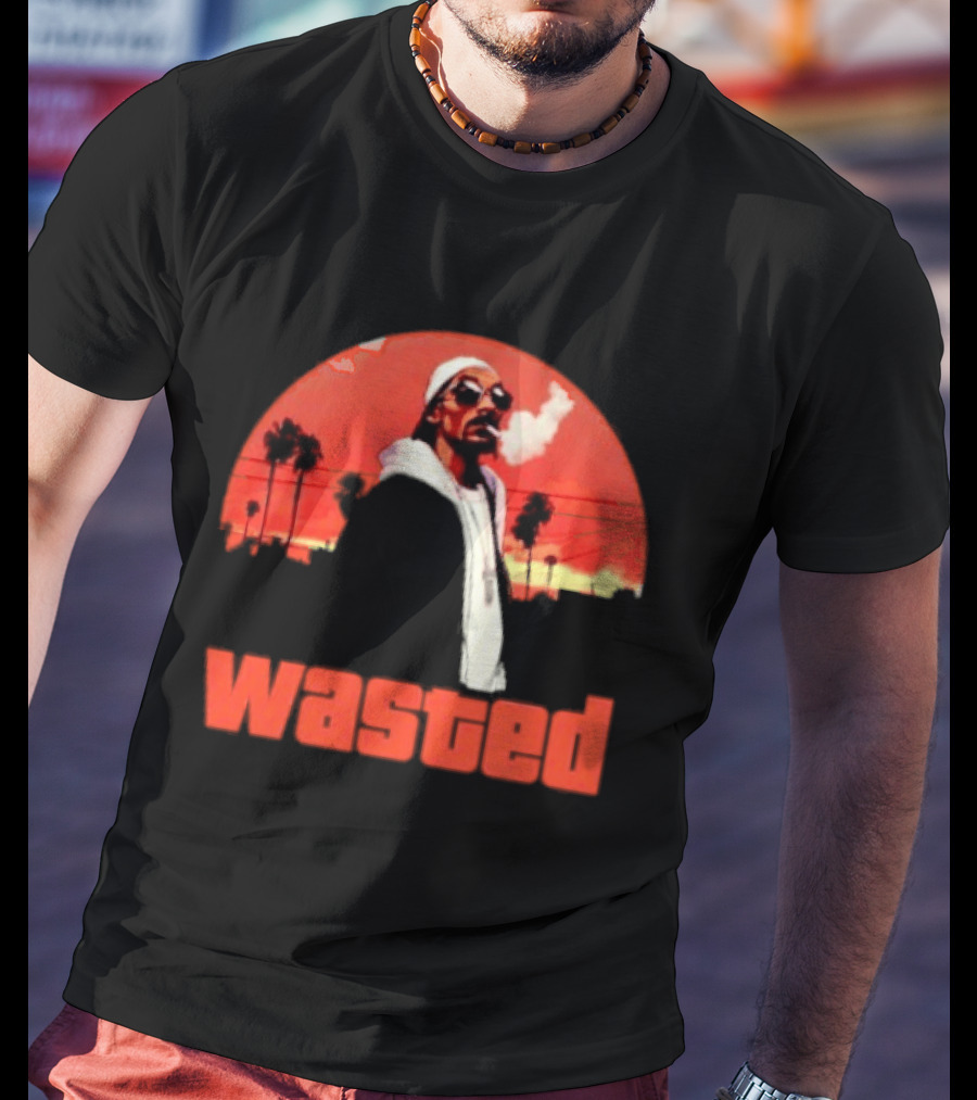 Wasted Sunset Palm Trees Snoop Dogg T-Shirt