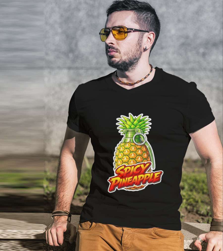 Spicy Pineapple Grenade T-Shirt
