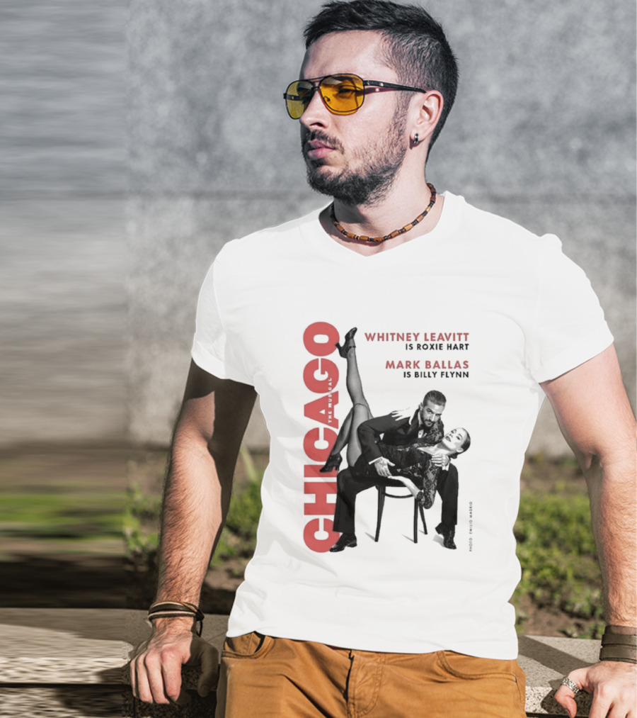 Chicago Whitney Leavitt Roxie Hart Mark Ballas Billy Flynn Emilio Madrid Photo T-Shirt