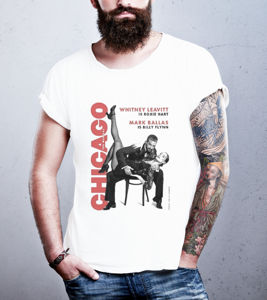 Chicago Whitney Leavitt Roxie Hart Mark Ballas Billy Flynn Emilio Madrid Photo T-Shirt
