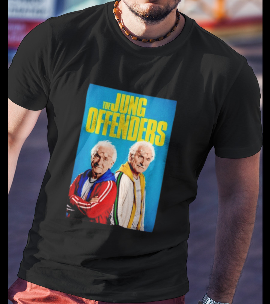 The Jung Offenders Comedy Duo Vintage Look T-Shirt