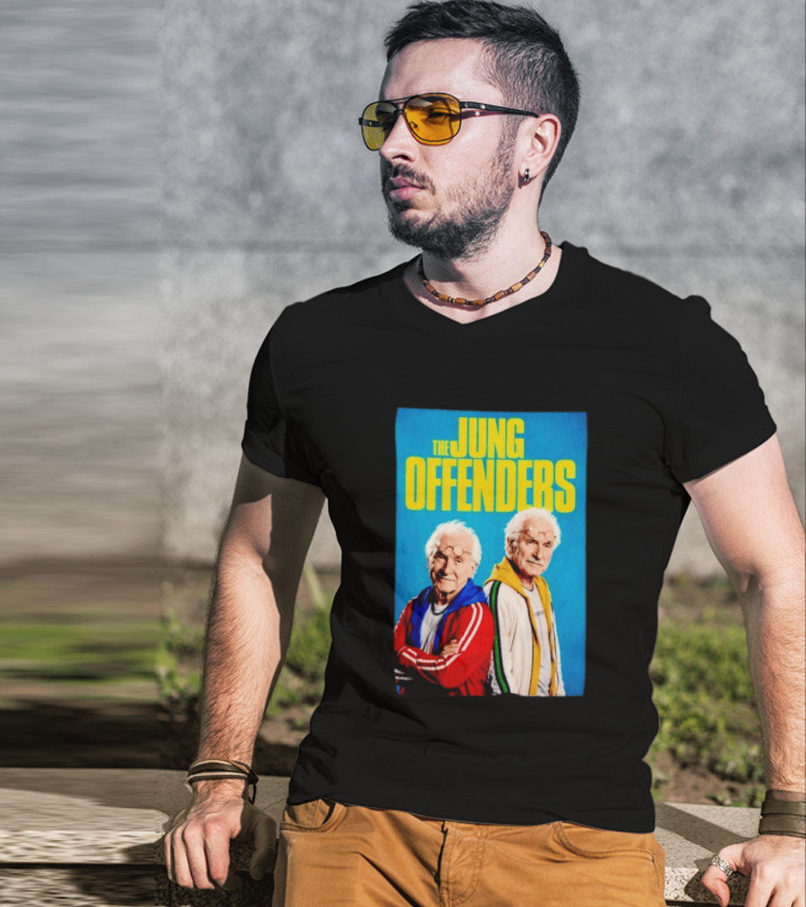 The Jung Offenders Comedy Duo Vintage Look T-Shirt