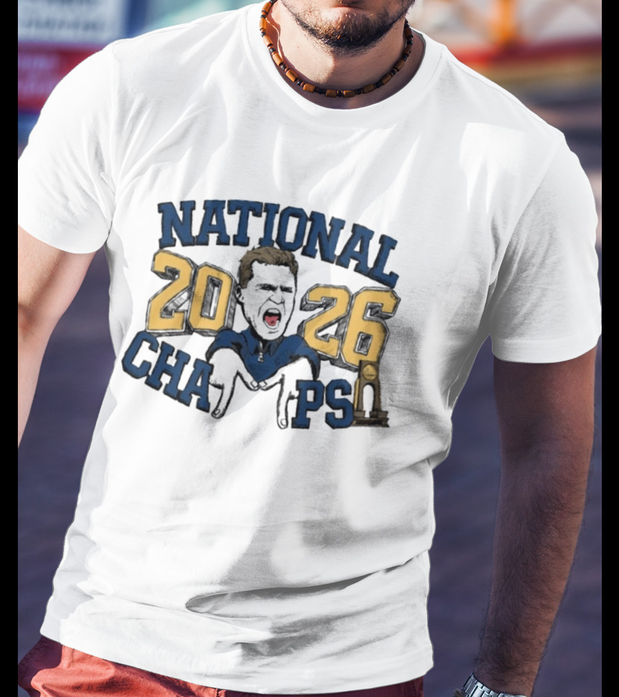 Michigan Wolverines National Champs 2026 Coach Trophy T-Shirt