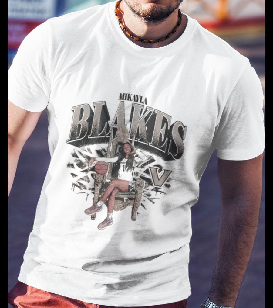 Mikayla Blakes Vanderbilt Commodores Basketball Vintage 90s T-Shirt